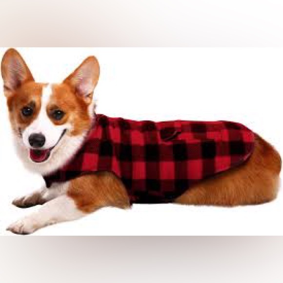 Asstd sizes Pet Pajamas Holiday Plaid Check Fleece PJs XS, S, M, L - Picture 5 of 13